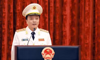 Thứ trưởng Bộ Công an Đặng Hồng Đức được thăng cấp bậc hàm Thượng tướng