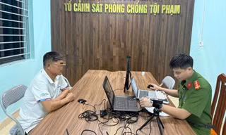 Cơ quan Công an làm việc với đối tượng L.B.H.