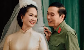 Ảnh cưới của NSND Lan Hương và NSƯT Đỗ Kỷ