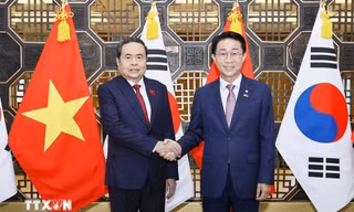 Chủ tịch Quốc hội Hàn Quốc đón, hội đàm với Chủ tịch Quốc hội Trần Thanh Mẫn