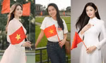 Dàn Hoa hậu, Á hậu Việt rạng rỡ khoe sắc, tự hào chào mừng Quốc khánh 2/9