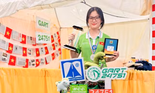 Nữ sinh được tuyên dương “Thanh niên sống đẹp” sau dấu ấn tại cuộc thi robot quốc tế