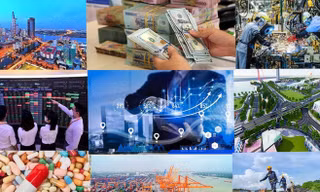 Bên cạnh đầu tư công, kinh tế tư nhân là một trong các động lực cho tăng trưởng kinh tế. Trong ảnh, công nhân nhà máy thép Hòa Phát Ảnh Như Ý