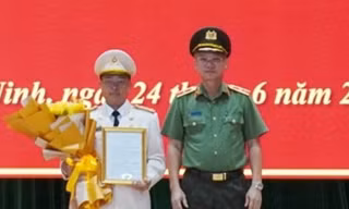 Công bố quyết định của Bộ trưởng Bộ Công an về công tác cán bộ