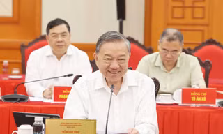 Tổng Bí thư Tô Lâm phát biểu (Ảnh: Thống Nhất/TTXVN)
