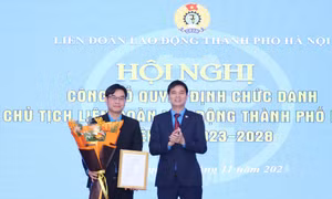 Ông Nguyễn Văn Thắng giữ chức Chủ tịch Liên đoàn Lao động thành phố Hà Nội