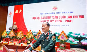 Đại hội Hội Cựu Chiến binh tổ chức phiên làm việc thứ nhất, tiến hành công tác nhân sự