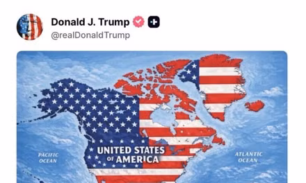 Iceland triệu Đại sứ Mỹ sau khi Tổng thống Trump đăng ảnh bản đồ gây sốc