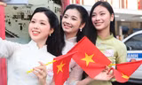 Ga Hà Nội sáng bừng với nhan sắc 53 cô gái Hoa hậu Việt Nam 