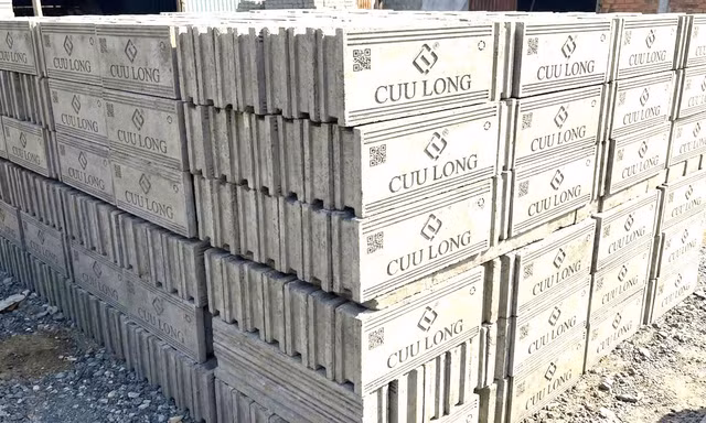 Gạch làm bằng vật liệu thân thiện môi trường