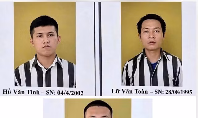3 phạm nhân còn lại đang bỏ trốn.
