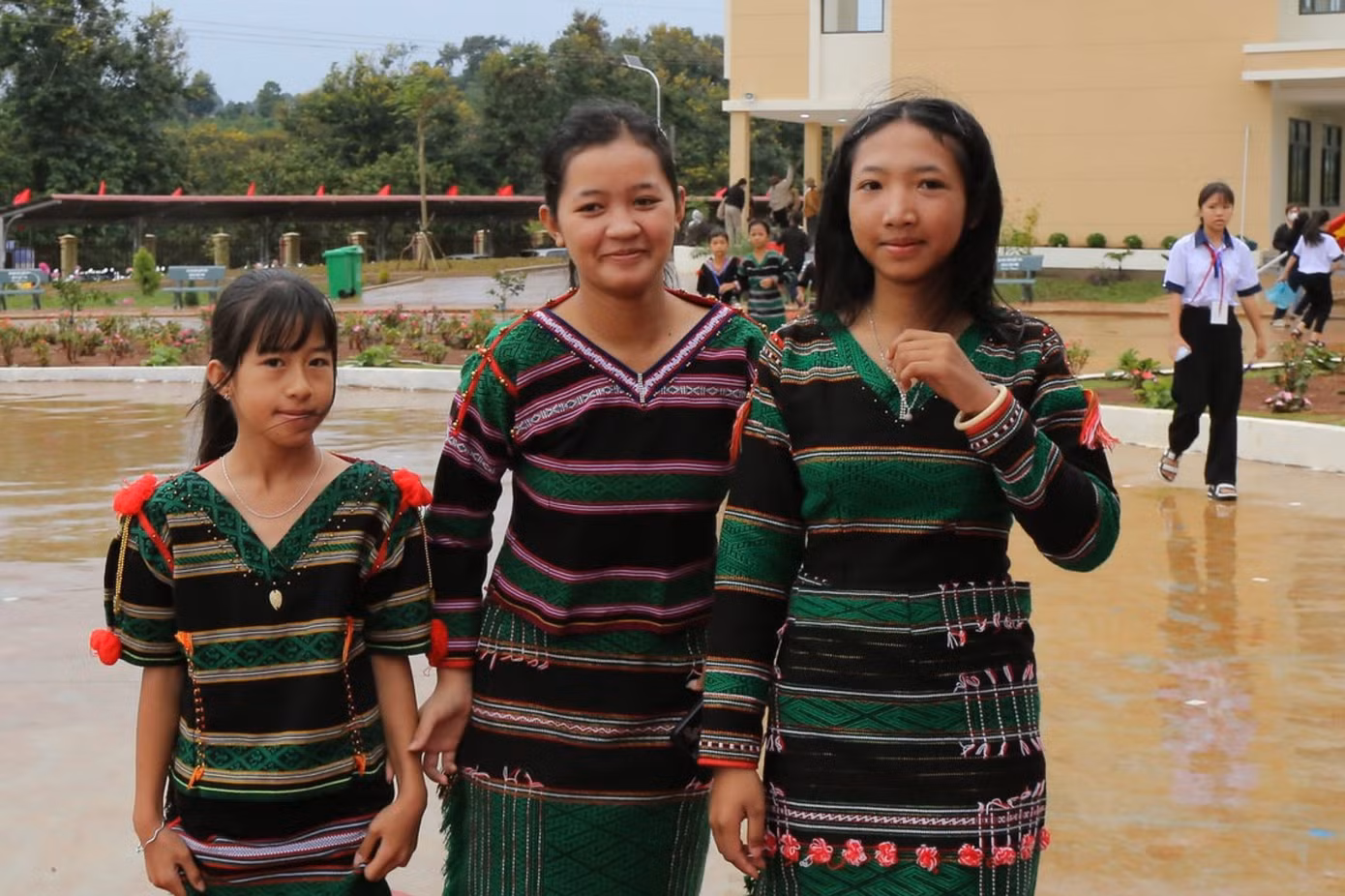 Hơn một nửa học sinh Trường Phổ thông nội trú liên cấp Tiểu học - THCS Thuận An là người dân tộc thiểu số, chủ yếu là con em đồng bào M’nông.