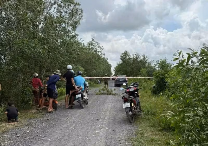 Khu vực Nhã phi tang thi thể người tình ở xã Bình Hiệp.
