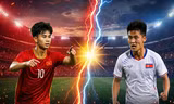  U20 Việt Nam vs U20 Triều Tiên.