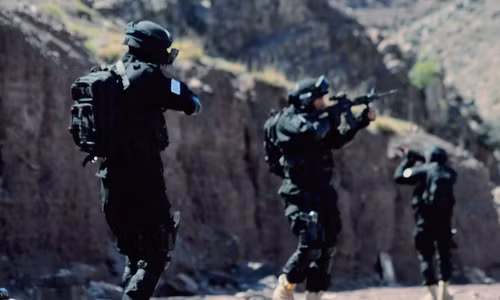 Nhóm đặc nhiệm Taliban trong một video quảng cáo. Ảnh: Military Times.