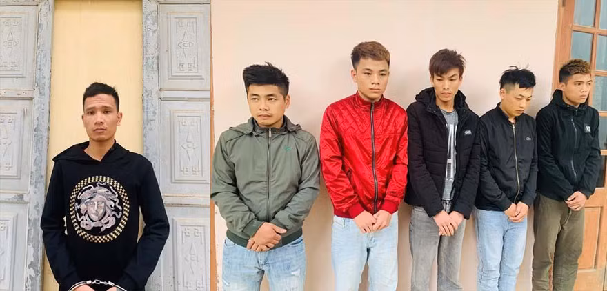 Các đối tượng bị bắt giữ