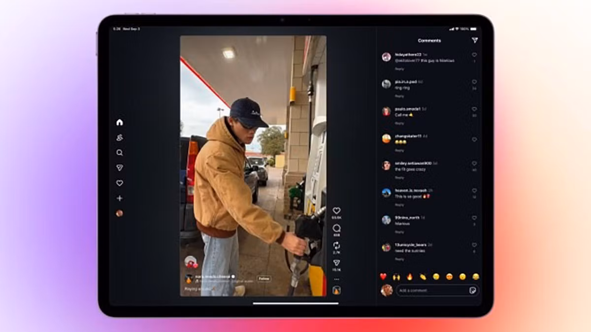 Instagram hiện được tối ưu để sử dụng trên màn hình lớn.