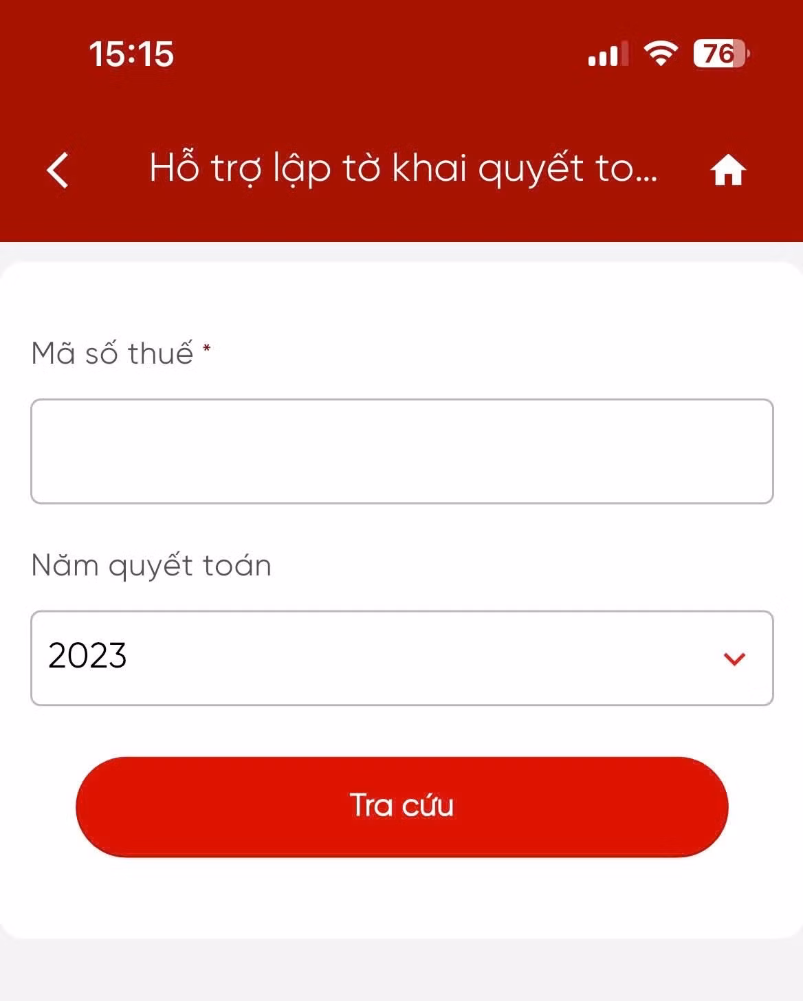 Hướng dẫn quyết toán thuế TNCN trên eTax Mobile.