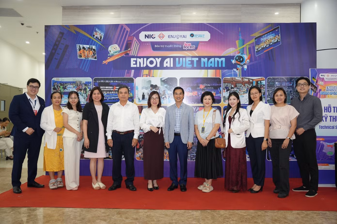 Các đại biểu, lãnh đạo và khách mời tại ENJOY AI Asian Open 2026.
