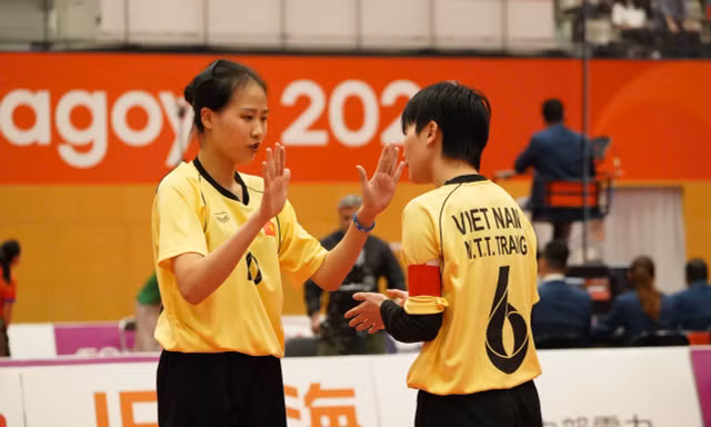 Dấu ấn thay người đưa cầu mây đôi nữ Việt Nam vào chung kết tranh vàng Asiad 20