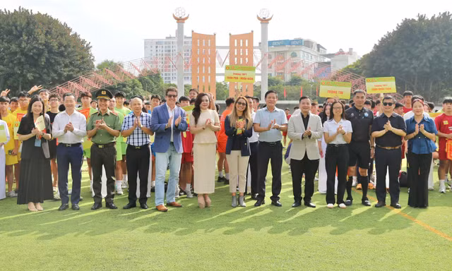 Giải bóng đá học sinh THPT Hà Nội lập kỷ lục 130 đội tham dự