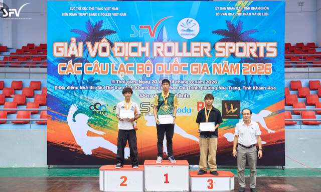 Tây Ninh nhất toàn đoàn Giải vô địch Roller Sports các CLB quốc gia 2026