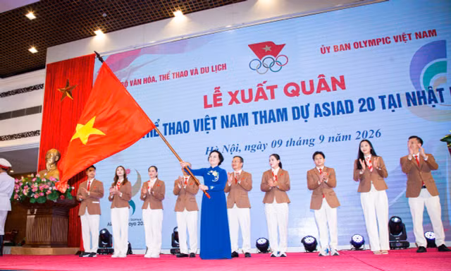 Hôm nay, đại quân Đoàn thể thao Việt Nam lên đường dự Asiad 20