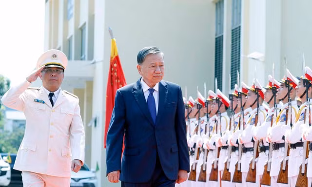 Tổng Bí thư, Chủ tịch nước thăm Học viện Kỹ thuật và Công nghệ an ninh