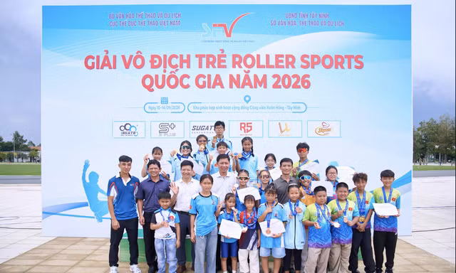 TPHCM dẫn đầu Giải vô địch trẻ Roller Sports quốc gia 2026