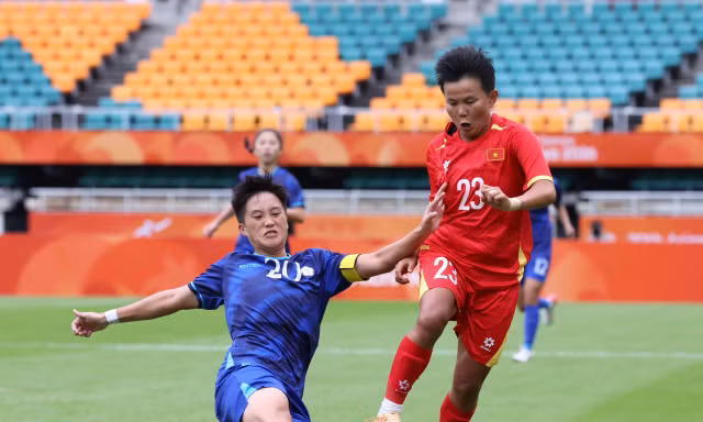 Trực tiếp Asiad 20 bóng đá nữ Việt Nam vs Đài Bắc Trung Hoa 0-1 (hết H1): Tuyển nữ Việt Nam chưa thể có bàn gỡ