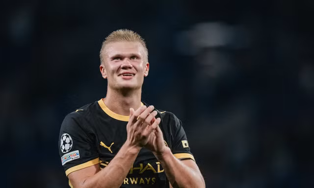 ‘Quái thú’ Haaland san bằng kỷ lục ghi bàn cho Man City tại Champions League