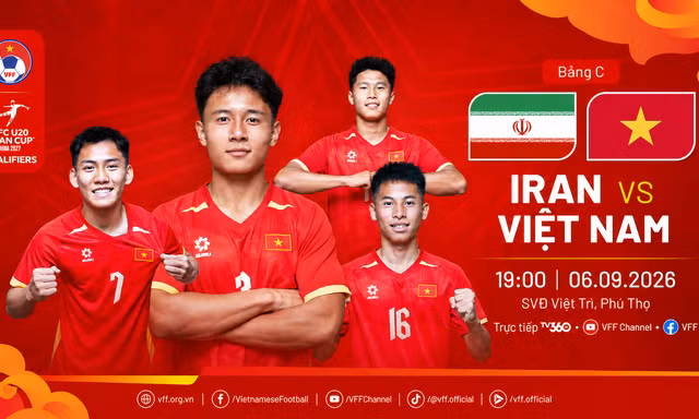 Trực tiếp U20 Việt Nam vs U20 Iran, 19h00 ngày 6/9: Không còn đường lùi
