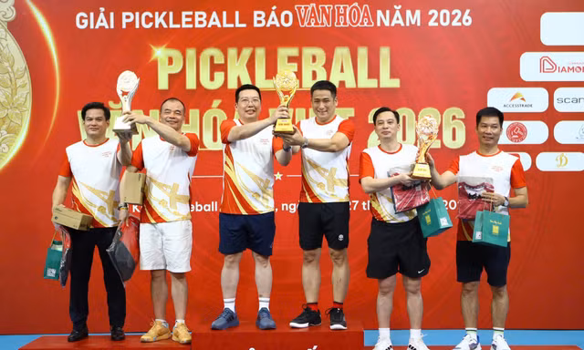 Giải Pickleball Báo Văn Hóa 2026: Sân chơi thể thao kết nối cộng đồng