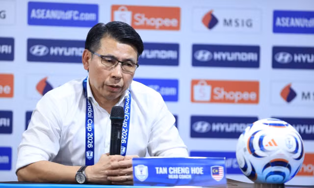 HLV Tan Cheng Hoe: Malaysia sẽ nỗ lực để thay đổi lịch sử trước đội tuyển Việt Nam 