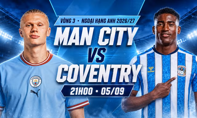 Nhận định Man City vs Coventry, 21h00 ngày 5/9: Chênh lệch đẳng cấp
