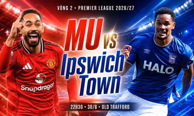 Trực tiếp MU vs Ipswich 0-0 (H1): Không vào!!! Cunha lỡ cơ hội 