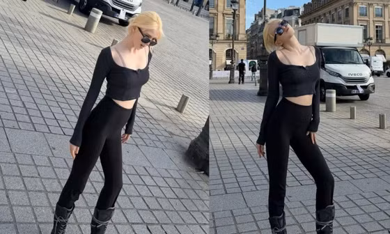 Han So Hee thu hút sự chú ý tại Paris