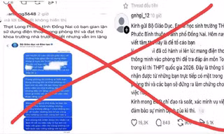 Công an thông tin vụ thí sinh ở Đồng Nai bị tố 'gian lận' thi tốt nghiệp
