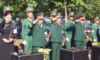 Đồng Nai truy điệu, an táng 29 hài cốt liệt sĩ