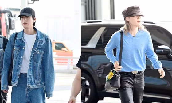 Jin và Jimin của BTS mỗi người một vẻ, thu hút mọi ánh nhìn
