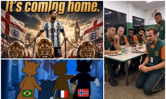 Những meme 'viral': Messi khiến Kane khóc