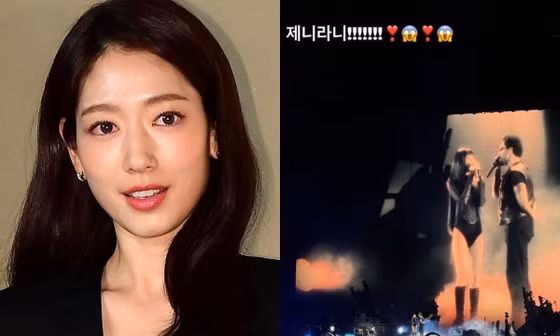 Park Shin Hye xuất hiện 16 ngày sau khi sinh con, 'đụng ngay' Jennie (BLACKPINK)