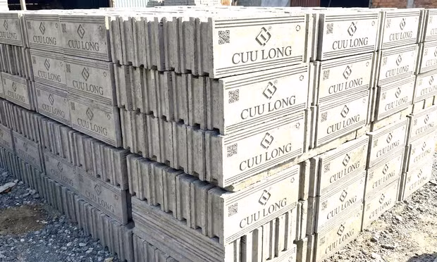 Gạch làm bằng vật liệu thân thiện môi trường
