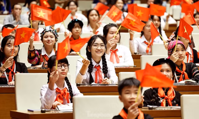 320 thiếu nhi dự kiến tham dự phiên họp giả định Quốc hội trẻ em