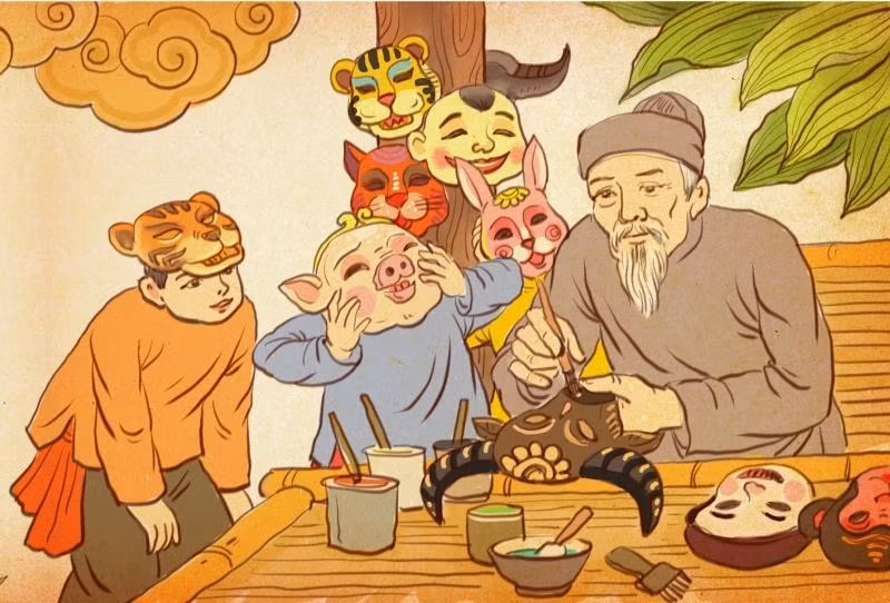 “Trung thu sum vầy” được tạo hình như phim hoạt hình