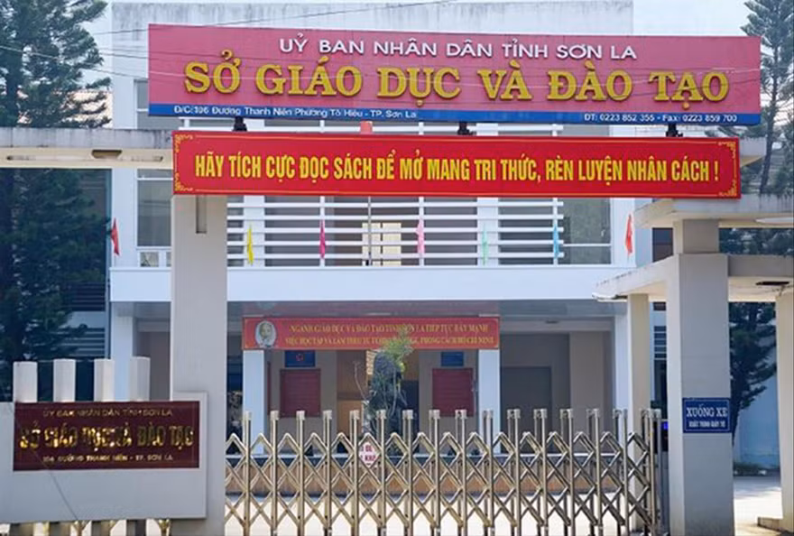 Trụ sở Sở GD&ĐT tỉnh Sơn La. Ảnh: Nguyễn Hoàn