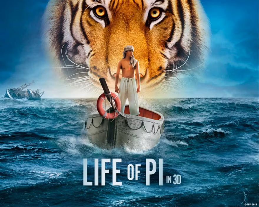 Poster bộ phim đoạt giải Oscar “Cuộc đời của Pi”
