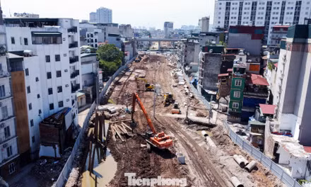 Đường Vành đai 2,5 thi công xuyên lễ, xuyên ngày đêm
