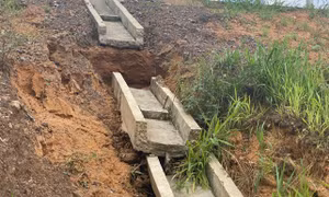 Cao tốc Biên Hòa - Vũng Tàu xói lở