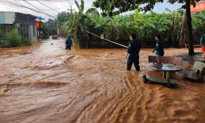 Đồng Nai 'lệnh' dỡ gấp cầu tạm sông Buông vì gây ngập